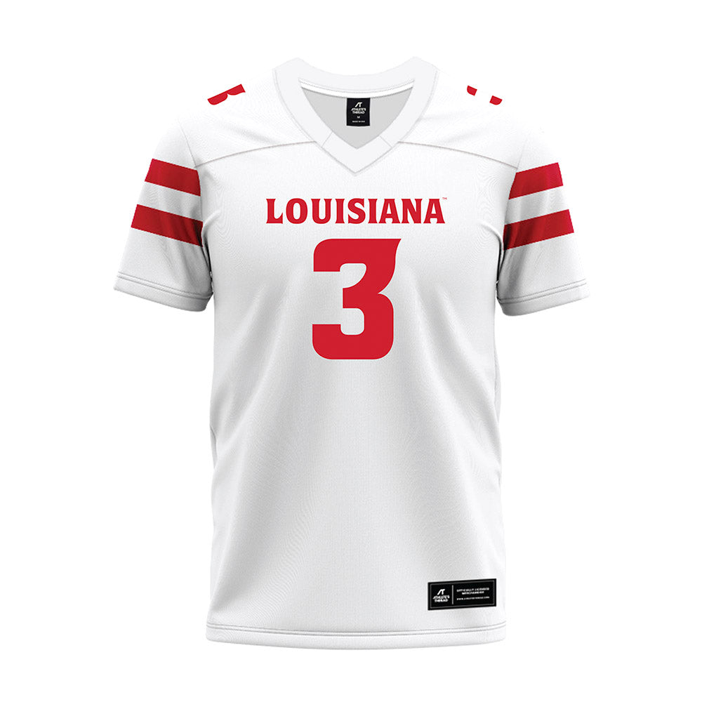 Louisiana - NCAA Football : Jaden Dugger - White Premium Football Jersey-0