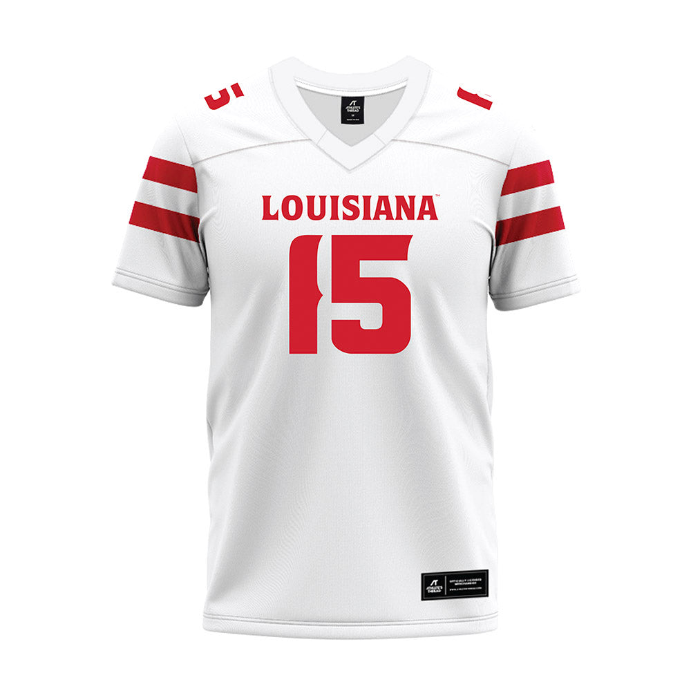 Louisiana - NCAA Football : Robert Williams - White Premium Football Jersey