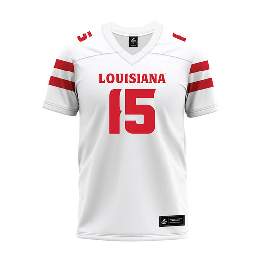 Louisiana - NCAA Football : Robert Williams - White Premium Football Jersey