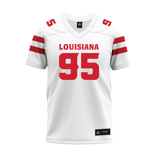 Louisiana - NCAA Football : Maxie Baudoin - White Premium Football Jersey-0