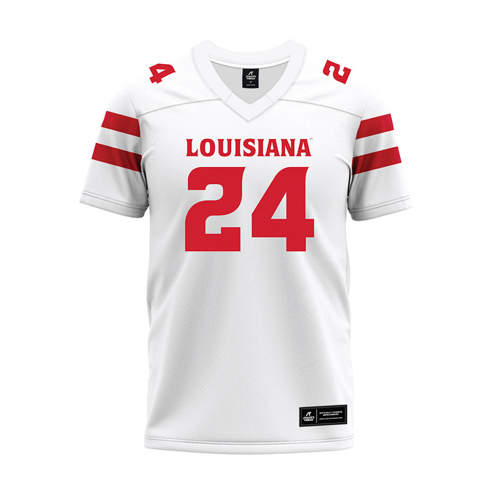 Louisiana - NCAA Football : Lorenzell Dubose - White Premium Football Jersey