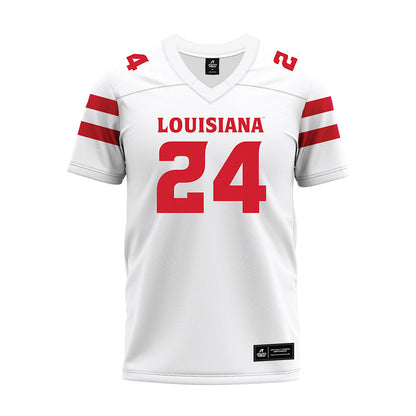 Louisiana - NCAA Football : Lorenzell Dubose - White Premium Football Jersey
