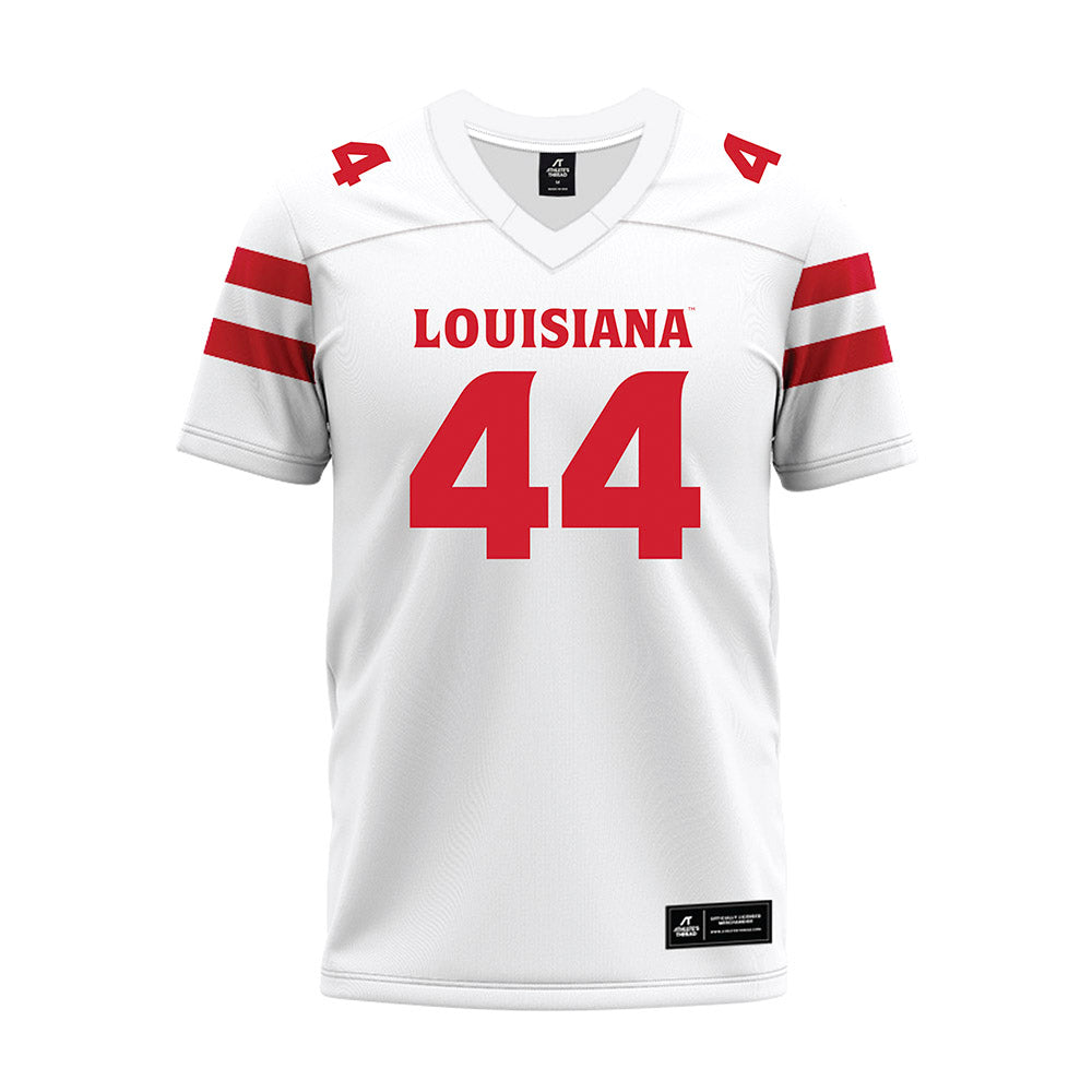 Louisiana - NCAA Football : Jake St Andre - White Premium Football Jersey