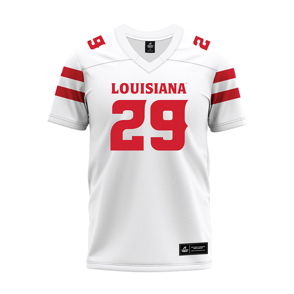 Louisiana - NCAA Football : Denim Day - White Premium Football Jersey