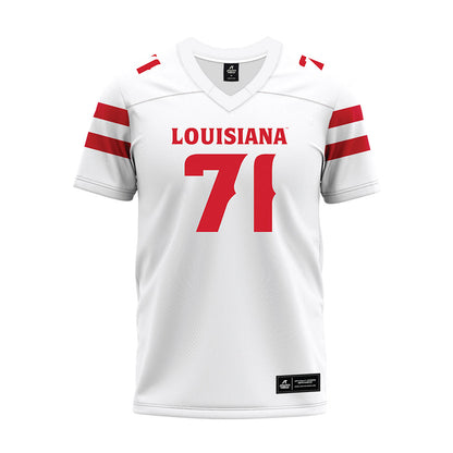 Louisiana - NCAA Football : George Jackson - White Premium Football Jersey