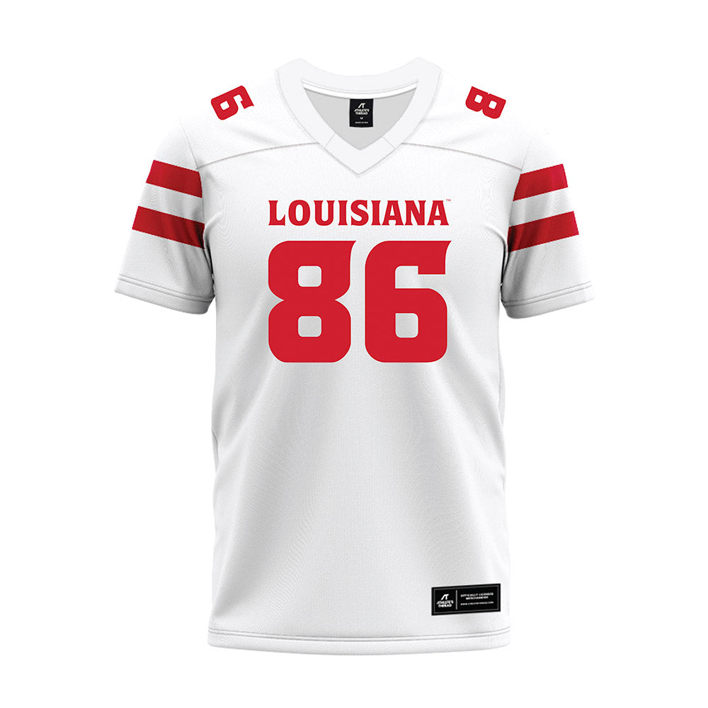 Louisiana - NCAA Football : Terrance Carter - White Premium Football Jersey