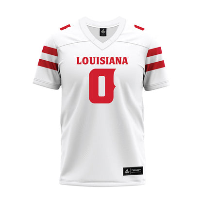 Louisiana - NCAA Football : Jordan Lawson - White Premium Football Jersey