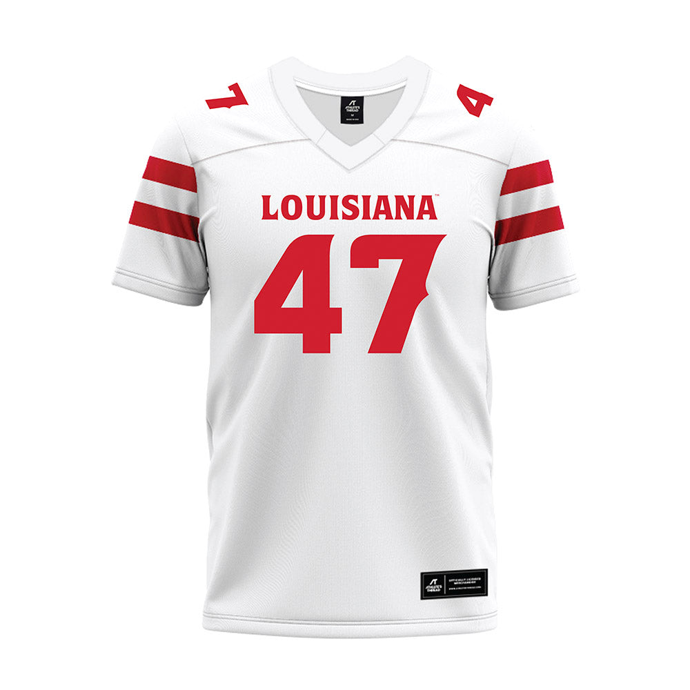 Louisiana - NCAA Football : Maurice Brown Jr - White Premium Football Jersey-0