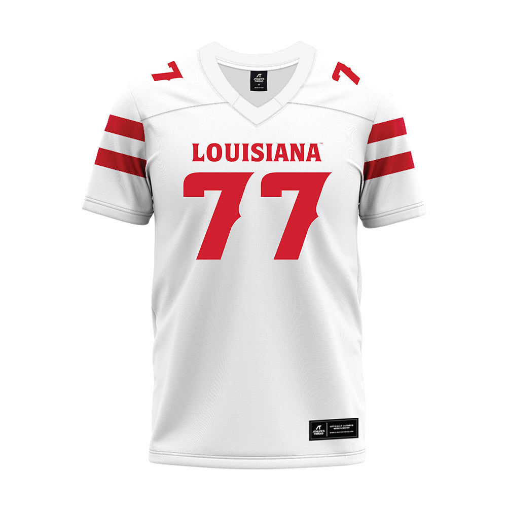Louisiana - NCAA Football : Jakoby Isom - White Premium Football Jersey-0