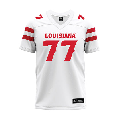 Louisiana - NCAA Football : Jakoby Isom - White Premium Football Jersey-0