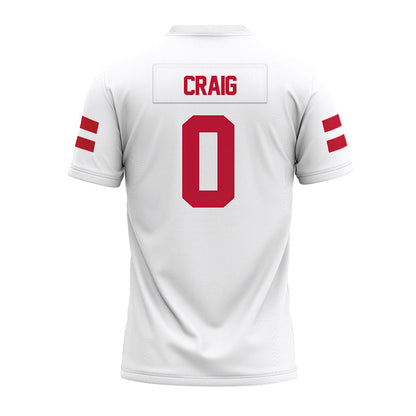 UMass - NCAA Football : Derrieon Craig - White Premium Football Jersey-1