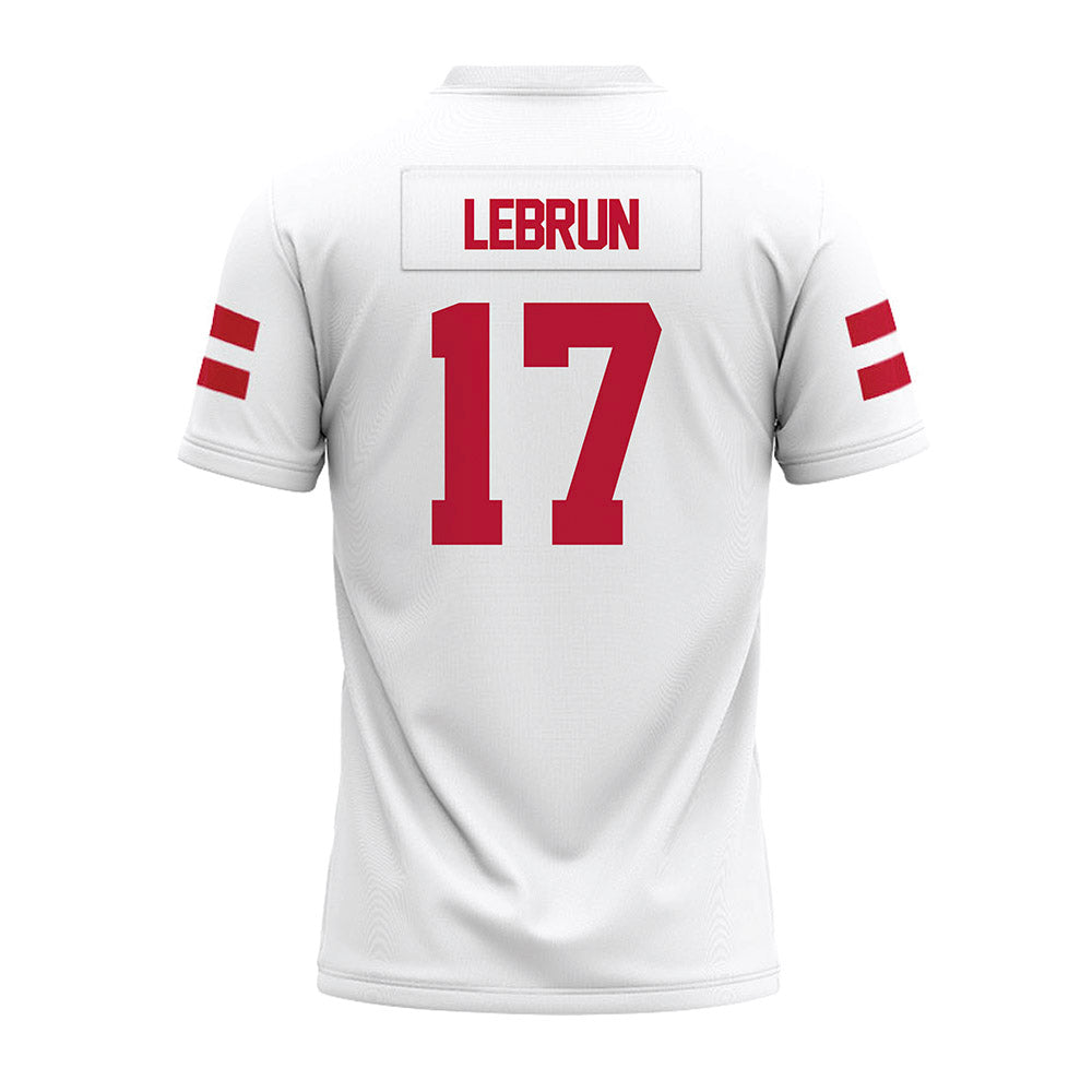 UMass - NCAA Football : Christian LeBrun - White Premium Football Jersey