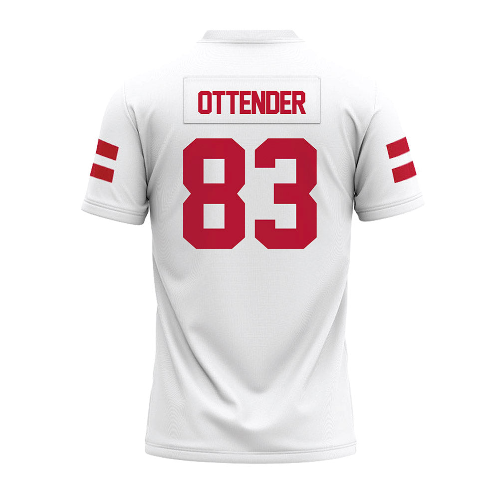 UMass - NCAA Football : Eric Ottender - White Premium Football Jersey