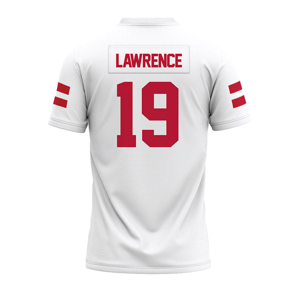 UMass - NCAA Football : Zach Lawrence - White Premium Football Jersey-1