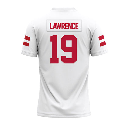 UMass - NCAA Football : Zach Lawrence - White Premium Football Jersey-1