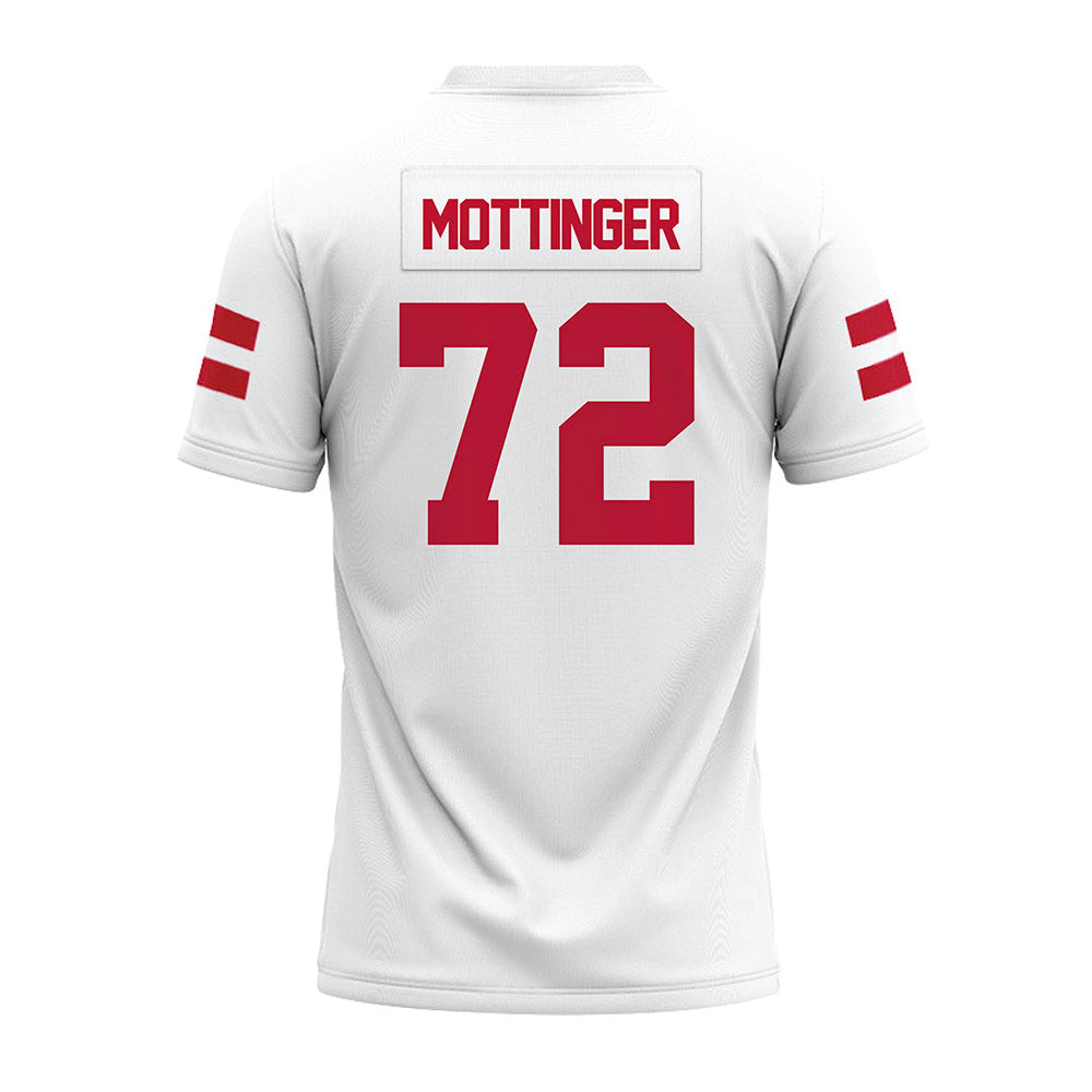 UMass - NCAA Football : Ethan Mottinger - White Premium Football Jersey