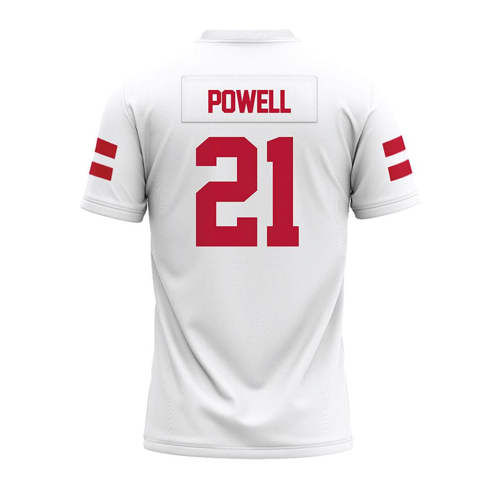 UMass - NCAA Football : Te'Rai Powell - White Premium Football Jersey