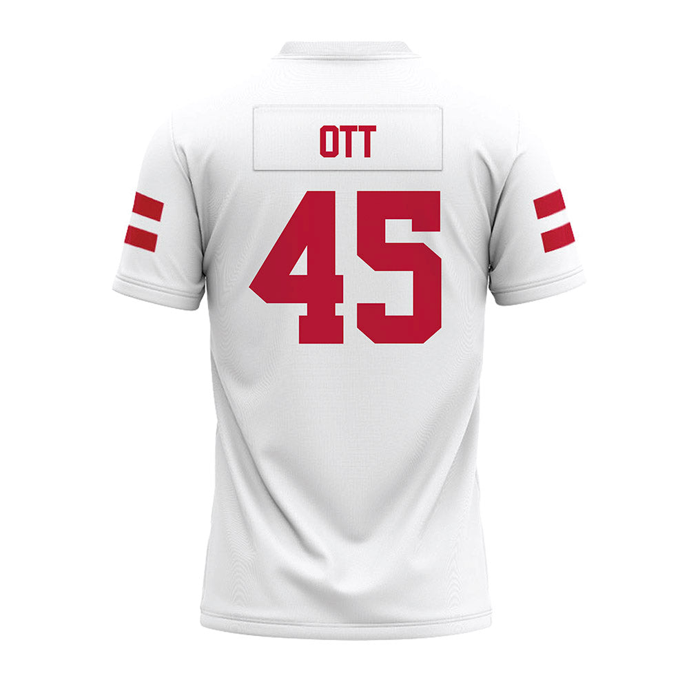 UMass - NCAA Football : Kyle Ott - White Premium Football Jersey