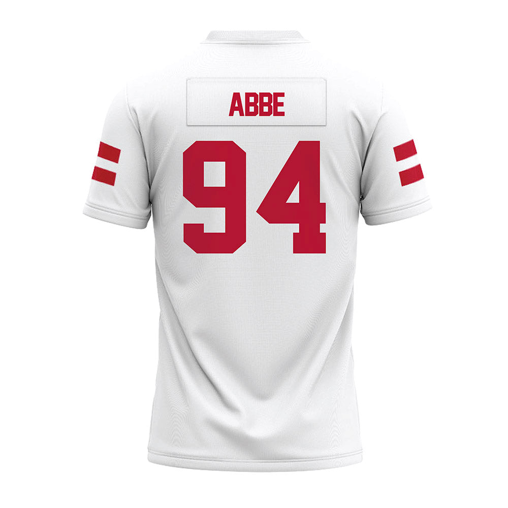 UMass - NCAA Football : Bennett Abbe - White Premium Football Jersey