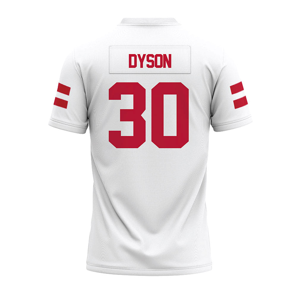 UMass - NCAA Football : Donovan Dyson - White Premium Football Jersey