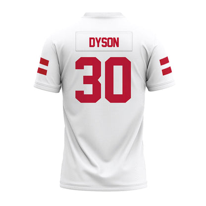 UMass - NCAA Football : Donovan Dyson - White Premium Football Jersey