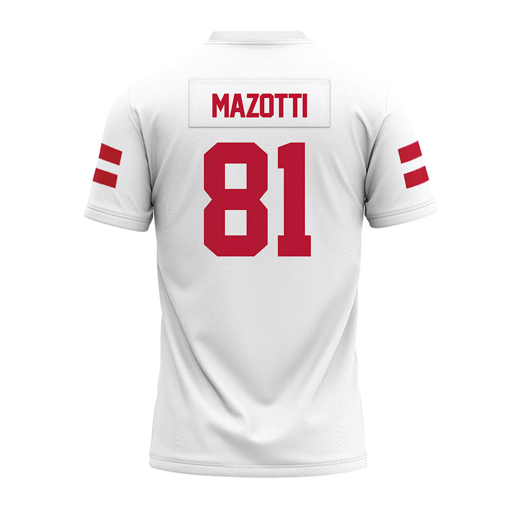 UMass - NCAA Football : Dominick Mazotti - White Premium Football Jersey