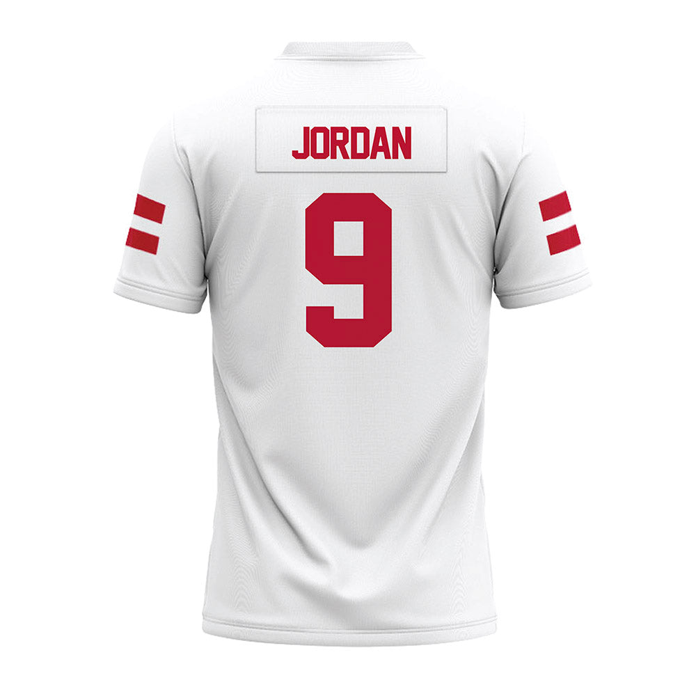 UMass - NCAA Football : Grant Jordan - White Premium Football Jersey-1