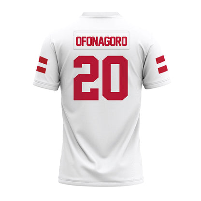 UMass - NCAA Football : Godson Ofonagoro - White Premium Football Jersey