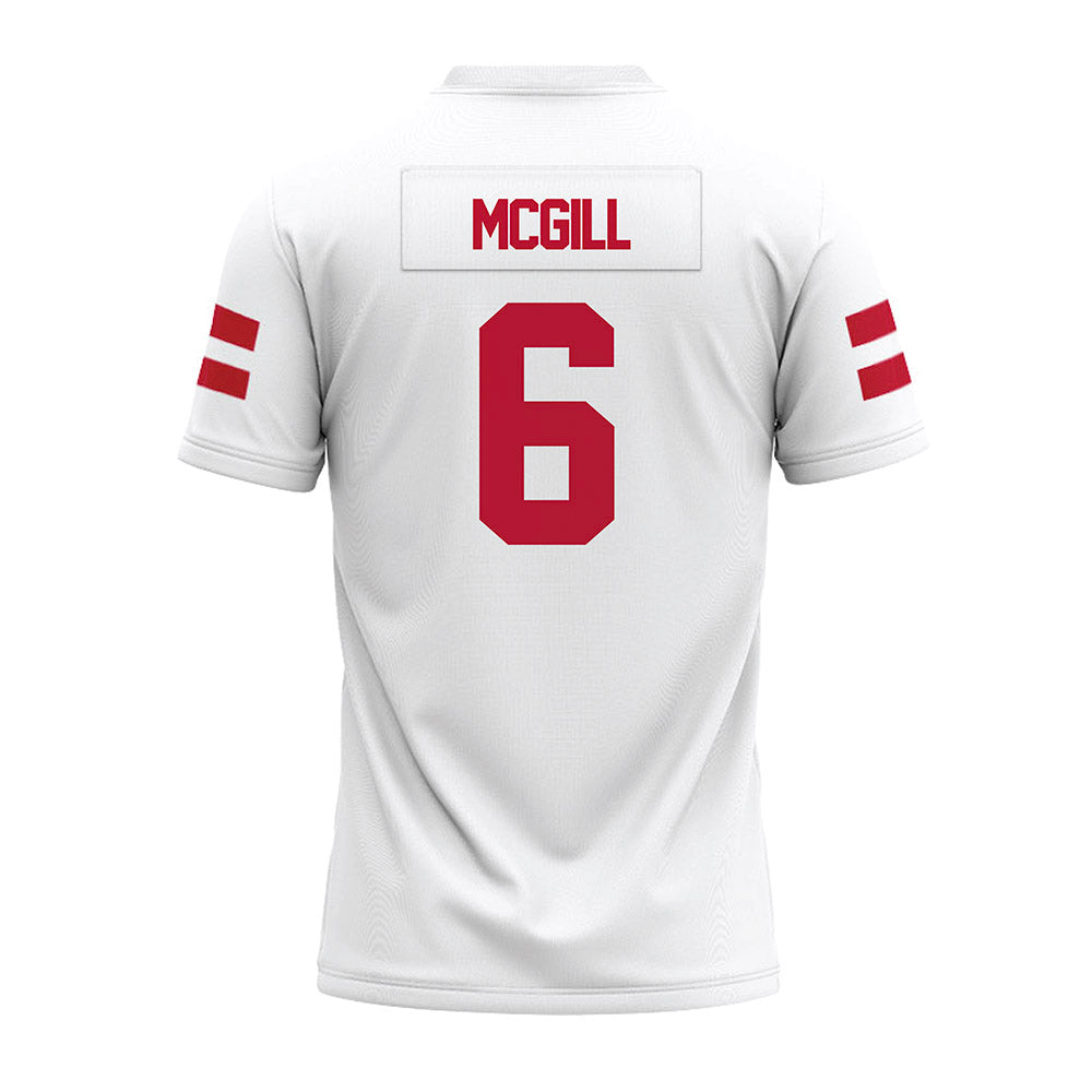 UMass - NCAA Football : Jeremiah McGill - White Premium Football Jersey