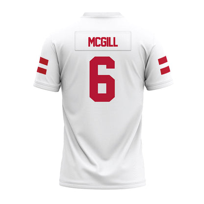 UMass - NCAA Football : Jeremiah McGill - White Premium Football Jersey