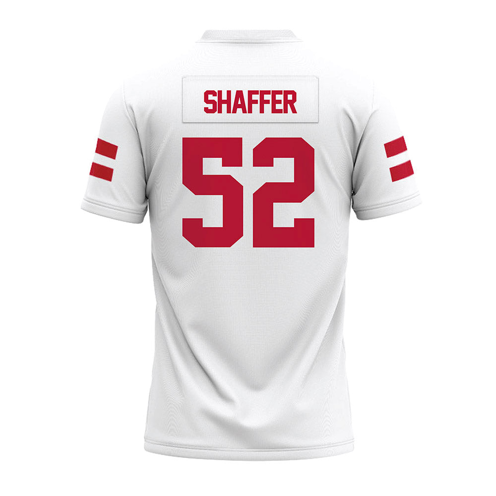 UMass - NCAA Football : Dean Shaffer - White Premium Football Jersey-1