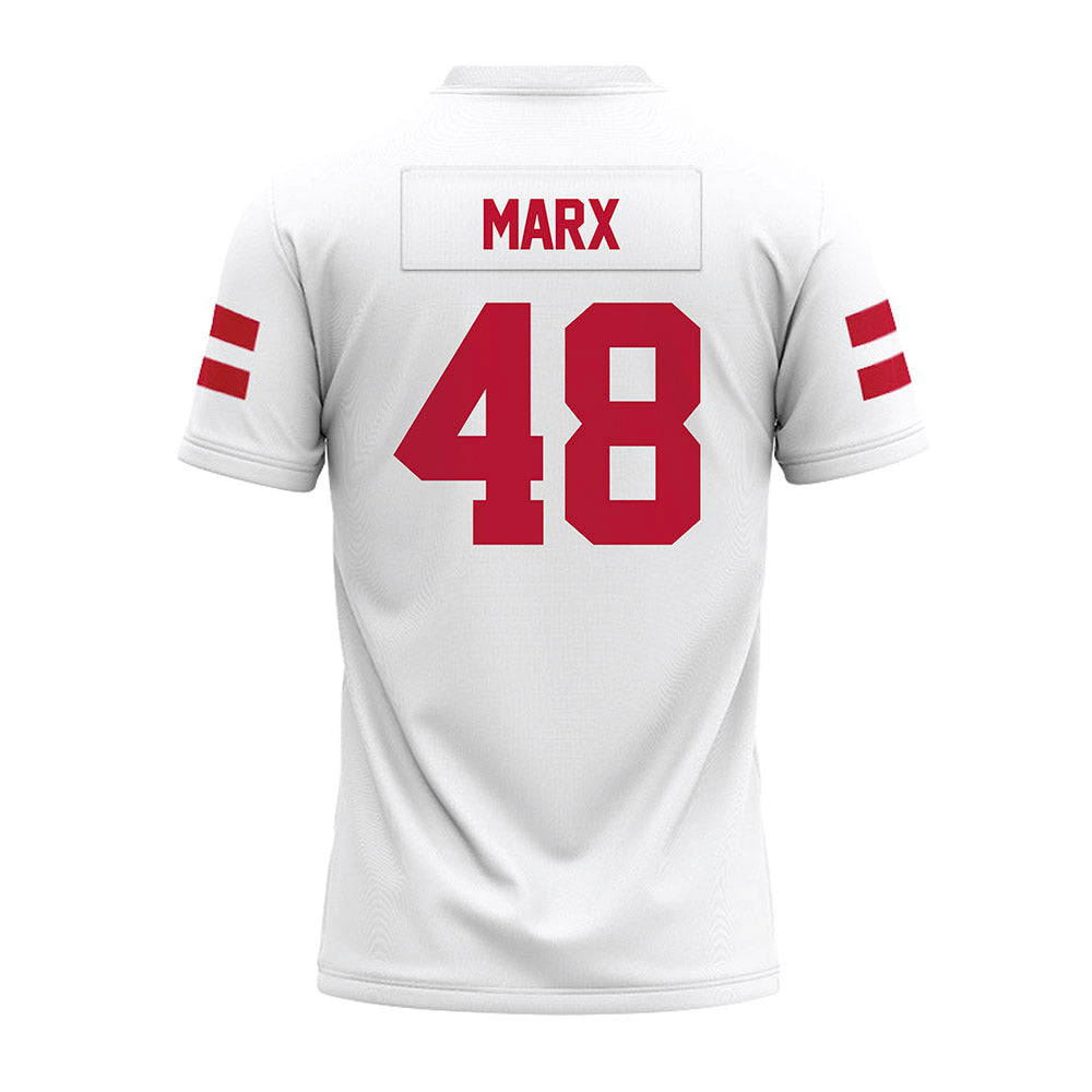 UMass - NCAA Football : Jackson Marx - White Premium Football Jersey