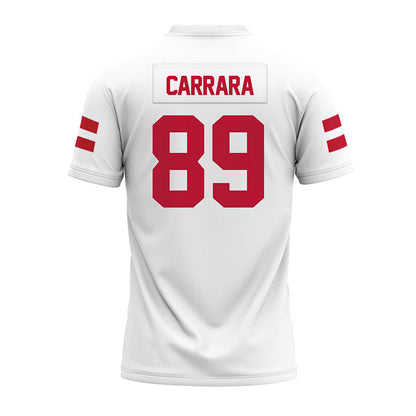 UMass - NCAA Football : Joe Carrara - White Premium Football Jersey