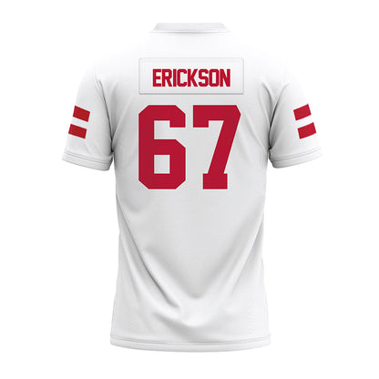 UMass - NCAA Football : Cole Erickson - White Premium Football Jersey