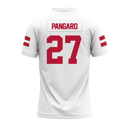 UMass - NCAA Football : Michael Pangaro - White Premium Football Jersey