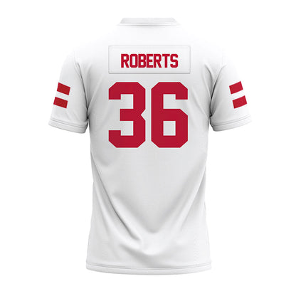 UMass - NCAA Football : Jyree Roberts - White Premium Football Jersey