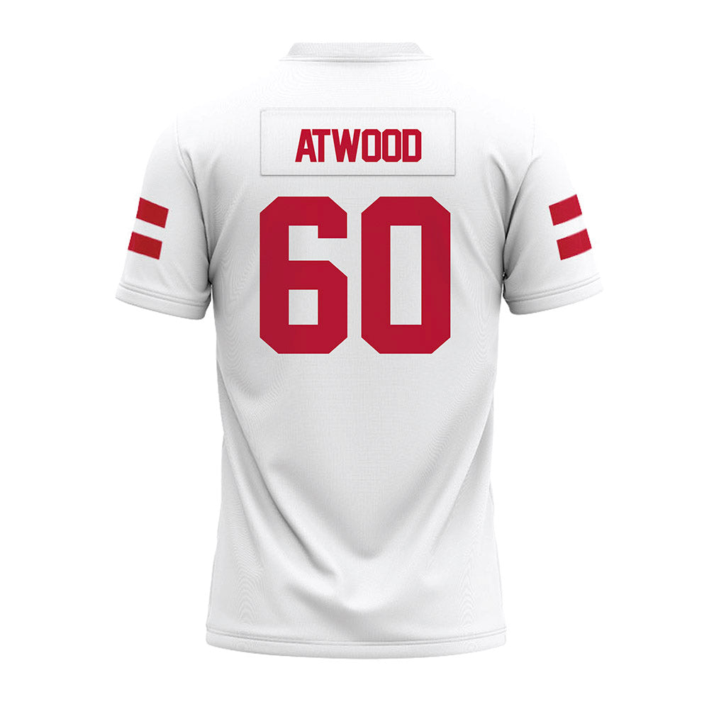 UMass - NCAA Football : Josh Atwood - White Premium Football Jersey