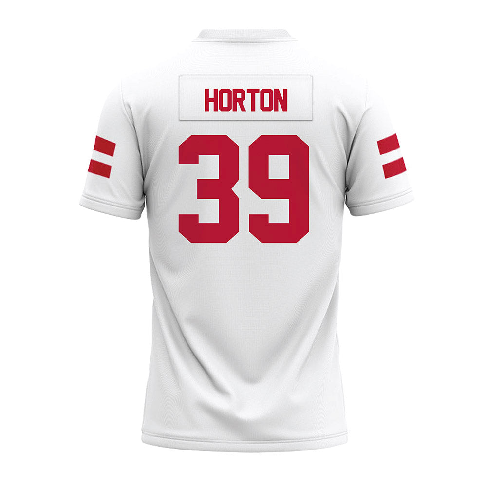 UMass - NCAA Football : James Horton - White Premium Football Jersey