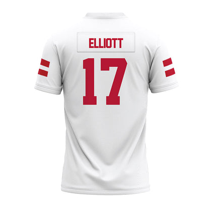 UMass - NCAA Football : Dallas Elliott - White Premium Football Jersey