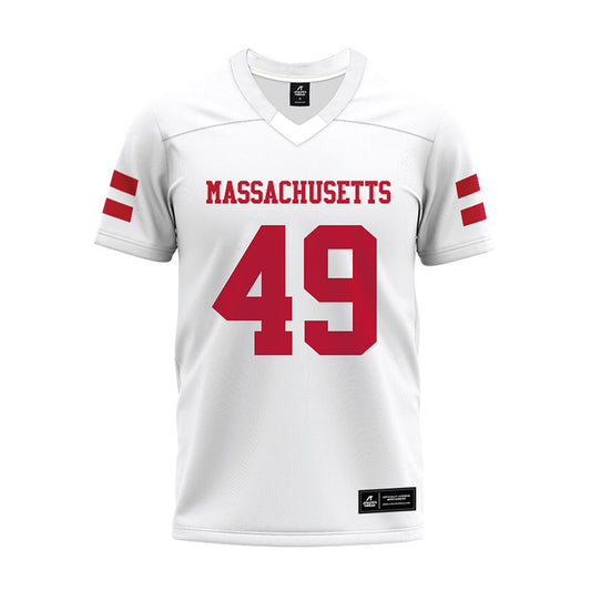 UMass - NCAA Football : Shambre Jackson - White Premium Football Jersey