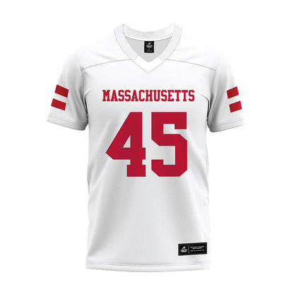 UMass - NCAA Football : Kyle Ott - White Premium Football Jersey