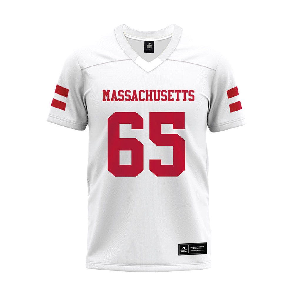 UMass - NCAA Football : Luke Painton - White Premium Football Jersey