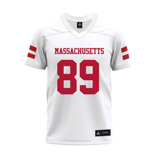 UMass - NCAA Football : Joe Carrara - White Premium Football Jersey