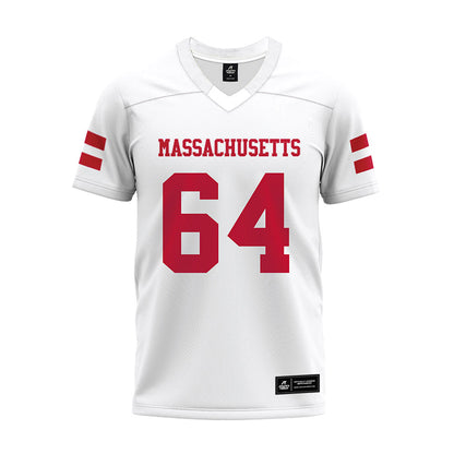 UMass - NCAA Football : Peyton Miller - White Premium Football Jersey