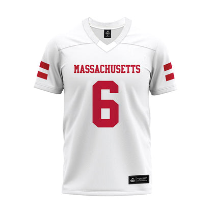 UMass - NCAA Football : Jeremiah McGill - White Premium Football Jersey