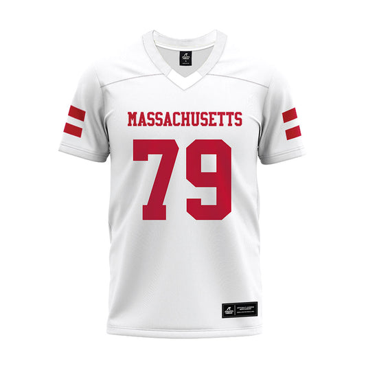 UMass - NCAA Football : Ryan Mosesso - White Premium Football Jersey