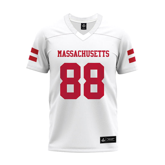 UMass - NCAA Football : John Condakes - White Premium Football Jersey