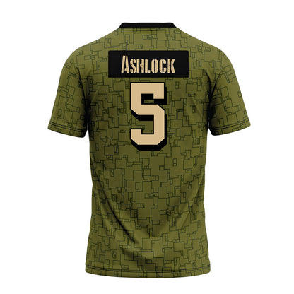 Hawaii - NCAA Football : Pofele Ashlock - Green Camo Premium Football Jersey-1