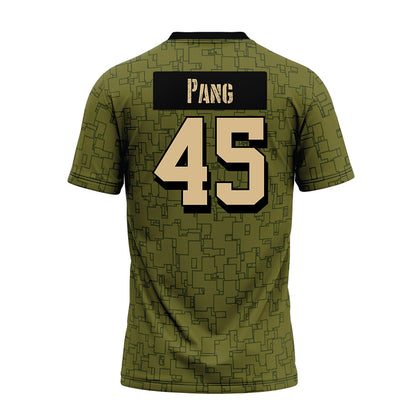 Hawaii - NCAA Football : Nick Pang - Green Camo Premium Football Jersey-1