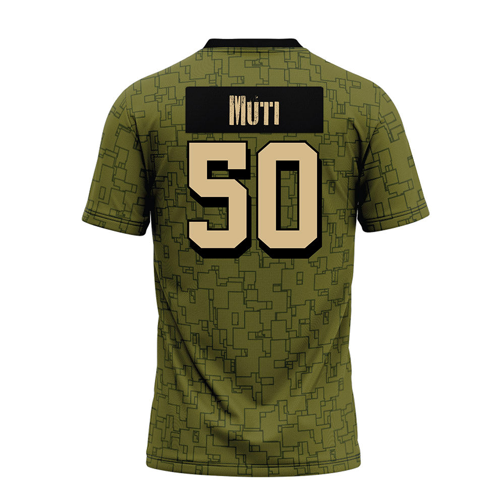 Hawaii - NCAA Football : Tu'i Neau Muti - Premium Football Jersey-1